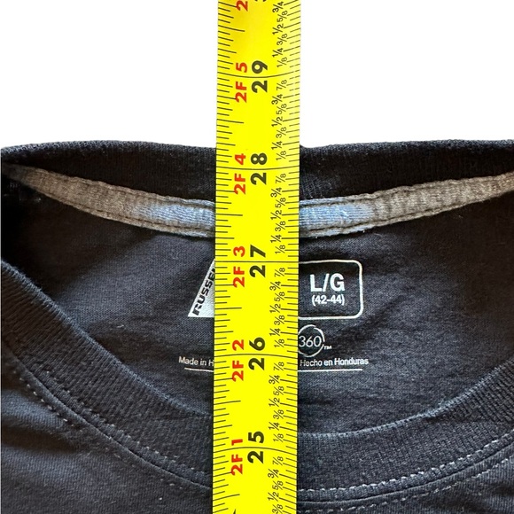 Bad Bunny Rapper Black Large T-shirt by Russell Athletics T-shirt - Picture 5 of 6